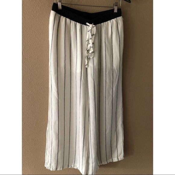 Striped wide leg lounge pants - Picture 4 of 6